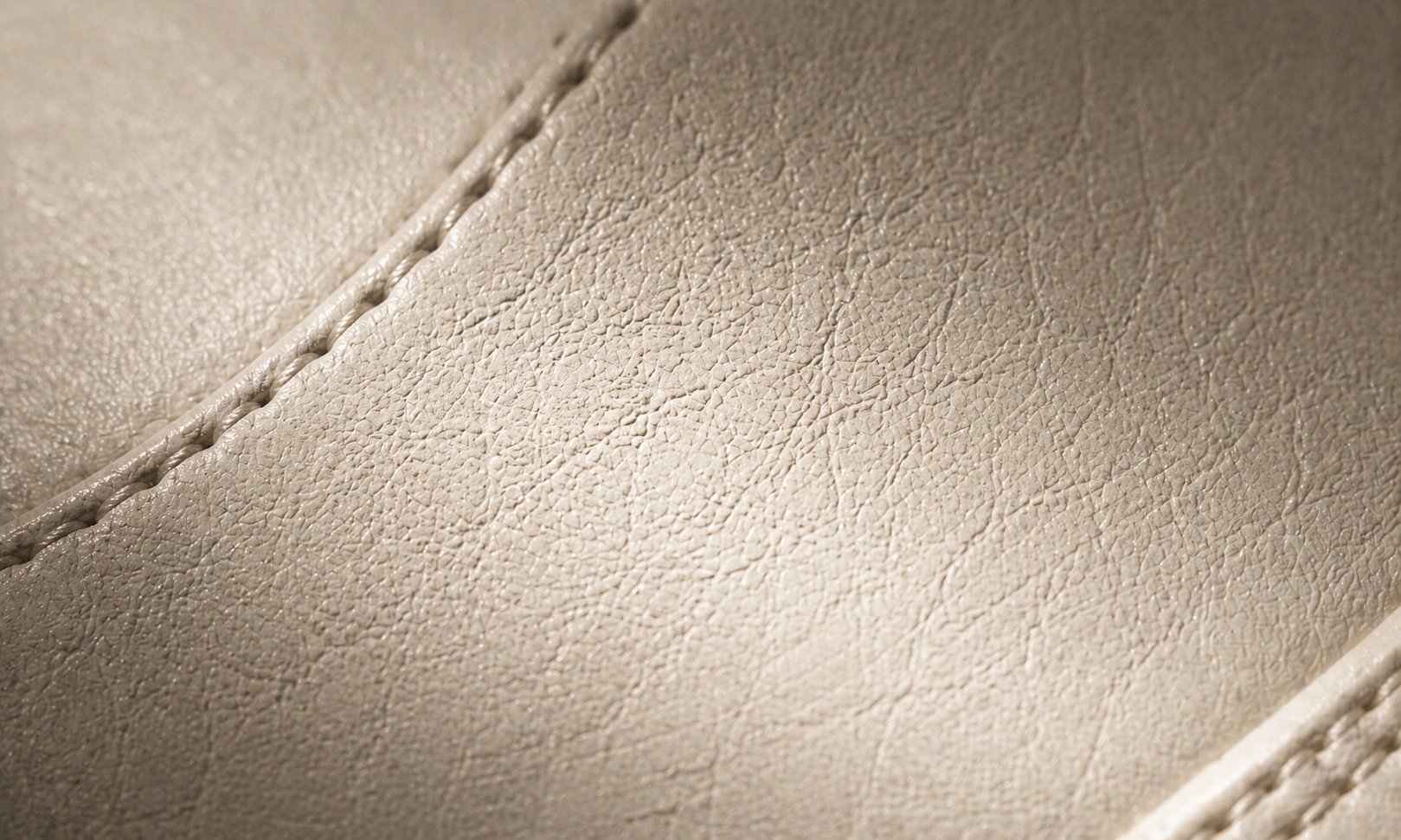 Premium full-grain leather macro detail